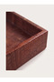 Crocodile Leather Textured XL Tray — Entryway, Tv Console & Coffee Table Organizer (42X21 cm) - 3