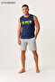 Men's Athlete Shorts Pajama Set Life Is Bike - 2