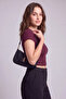 Basic Slim Fit Women's Round Neck Knitted Slim Fit T-Shirt
