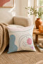 Double Sided Printed Quiet Patterned 4-Piece Combination Suede Throw Pillow Case - 7