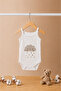 100% Cotton Bohemian Cute Bohemian Printed Baby Strap Bodysuit - 2