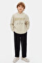 8-14 Years Old Focus Skewed Boys' Suit-Latte