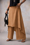 ITALIAN RAW LINEN TROUSERS SKIRT - 2