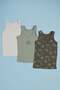 Game Console Printed 3-Piece Boy's Undershirt - 3