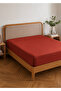 100% Cotton Satin Supreme Double Fitted Sheet Tile (160X200X35 cm)