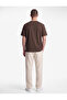 Regular Fit Short Sleeve Crew Neck Tok Fabric Cotton Basic T-Shirt - 3