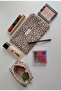 مجموعة من حقيبتين للمكياج ومحفظتين صغيرتين بنقشة الفهد |   منظم |   حامل القلم - 2