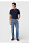 Dark Indigo Regular Fit D Denim P Cotton Blend Trousers - 4