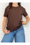 Imported Modal 100% Organic Cotton Soft Relaxed Fit Comfortable Casual Oversize Round Neck T-Shirt - 3