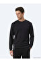 Black Plain Sweatshirt