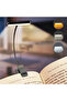 مصباح قراءة أبيض محمول ومرن وسهل التثبيت، قابل لإعادة الشحن عبر منفذ USB. - 8