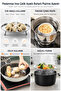 Inox Steel Steaming Apparatus with Legs - 24 cm Multi-Purpose Steaming Stand Inside the Pot - 8