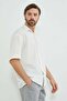Linen Look Short Sleeve Shirt - 7