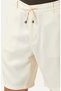 Bej Slim Fit Modal Şort - 4