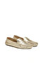 Gold Kadın Deri Loafer