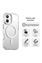 Husa MagSafe pentru iPhone 16, Techsuit, CandyCase, Alba - 2