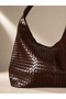 Women's Bitter Brown Daily Pinterest Straw Shoulder Bag - 4