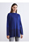 Esvab • Modern & Distinctive Wide Roba Collar Embroidered Women's Knitwear Tunic - 2