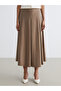 A-Line Skirt with Zipper at the Waist - 2