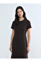 Original Oval Neck Slit Dress - 3