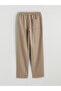 Two Mt Shop Quality Lcw Kids Beige Elastic Waist Boys' Trousers - 3