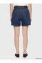 Trendlucky High Waist Belted Women's Jean Shorts with Difference - 4