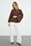 Single Button Sleeve Slit Jacket - 4