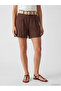 Nevavm Women's Regular Fit Belted Pleated Shorts with a Difference - 2