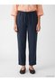 Lcw Jeans Navy Blue Elastic Waist Carrot Fit Women's Jean Trousers - 2