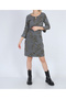 Rochie scurta, Gri