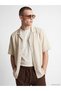 Vizyon New Season Relax Fit Linen Blend Men's Shirt