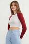 Basic Raglan Sleeve Crop Bodysuit - 5