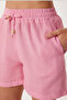 Muslin Blouse Shorts Set Lmc0063 Candy Pink - 4