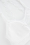 White Colored Girl's Lace Detailed Seamless Half Tank Top - 2