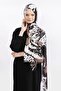 Painting Pattern Shawl Mink