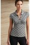 Stone Detailed Slim Fit Women's T-Shirt - V-Neck