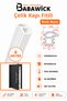 Steel Door Latch 6 Meters White Color. Provides Sound, Dust and Heat Insulation. Steel Door Seal Rubber