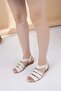 D25Ys 2735 Bone Genuine Leather Women's Sandals - 4