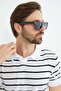 Striped Apaş Collar Knitwear T-Shirt - 6
