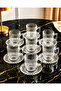 6-Piece Tea and Coffee Set with Handle and Saucer (100 ml) - 2