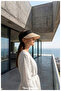 Uv Protection for Summer Beach, for Women, Wide Brim Visor Roll Sun Hat