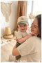 Summer Length Full Protection, Extra Elegance! 100% Cotton Hat for Little Boys (0-18 Months) (Size 43-46 cm) - 5
