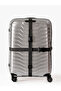 - Transparent Luggage Protective Cover and Luggage Belt * 1 Piece * Black - 5