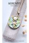 Colorful Enamel Pearl Art Steel Necklace01 - 3