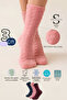 Women's Ultra Soft Textured Premium Reverse Towel Socks - 3 Pairs 3 Colors