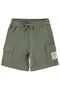 Basic Buttoned Front Shorts for 2-5 Years - Khaki