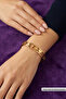 Minimalist Italian Style Laser Engraved Women's Handcuff Bracelet with Luck-Themed Playing Card Figures - 2