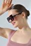 Women's uv400 butterfly silver accessory sunglasses 23066 c2 gradient - 5