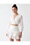 Women's 100% Cotton White Dress - 5