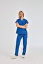 Cobalt Blue Dr. Greys Doctor Nurse Medical Scrubs Suit Terikoton Fabric - 2